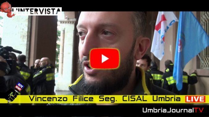 Protesta vigili del fuoco, intervista a Vincenzo Filice della Cisal