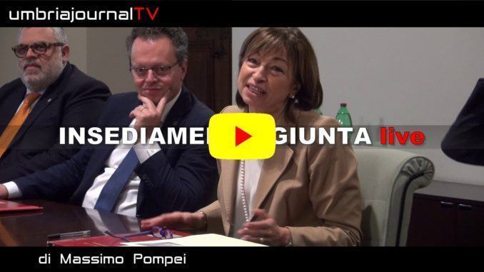 Umbria, insediata la nuova giunta Tesei, subito al lavoro