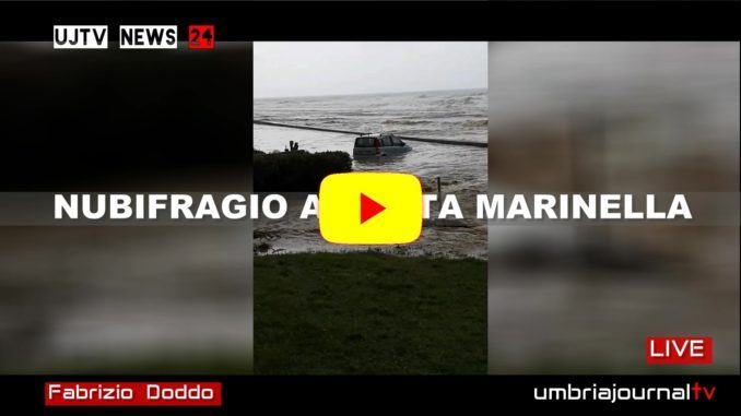 Il nubifragio di Santa Marinella Aurelia direzione Civitavecchia video di Fabrizio Doddo