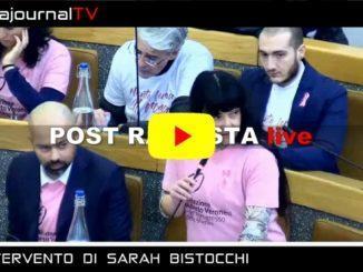 Post razzista di Bonifazi e mozione di sfiducia, intervento di Sarah Bistocchi