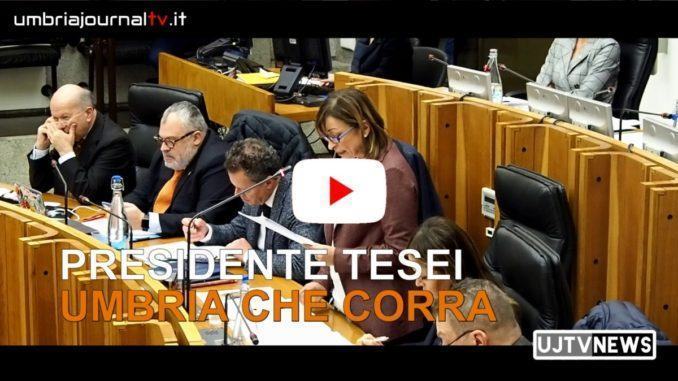 La situazione umbra è critica, Tesei, necessario far ripartire l’economia