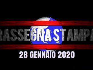 La video rassegna stampa del 28 gennaio 2020, prime di copertina