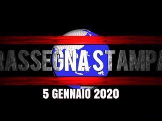 Sfoglia e scarica la rassegna stampa delle prime pagine del 5 gennaio 2020