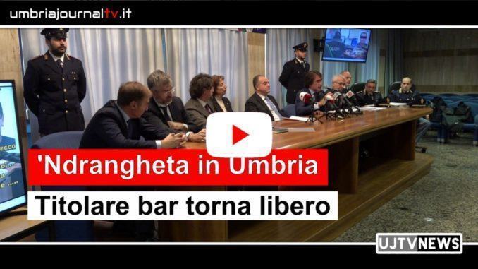 'Ndrangheta in Umbria, titolare del bar dell'Hinterland Perugino torna libero