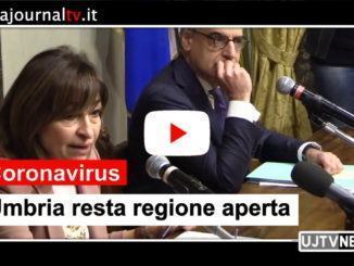 Coronavirus, regione Umbria resta aperta, Tesei: "Ma siamo pronti"