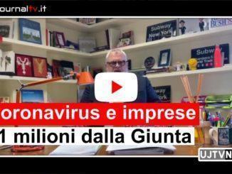 Coronavirus e imprese in difficoltà, Giunta stanzia 31 milioni video dichiarazione di Michele Fioroni