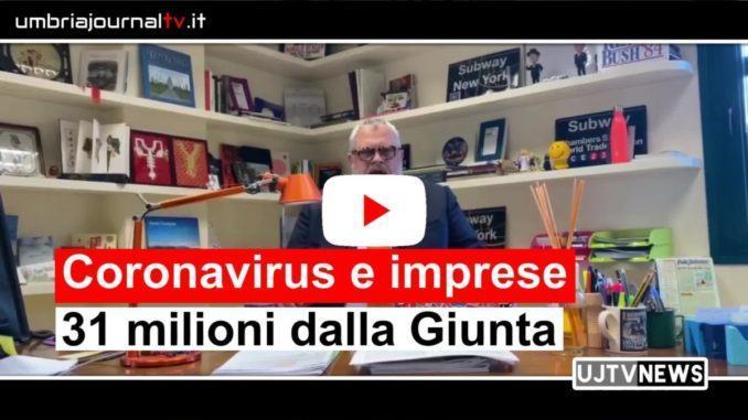 Coronavirus e imprese in difficoltà, Giunta stanzia 31 milioni video dichiarazione di Michele Fioroni