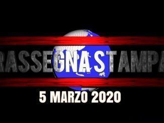 La video rassegna stampa di giovedì 5 marzo 2020