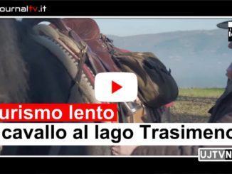 Video passeggiata a cavallo al lago Trasimeno, turismo lento
