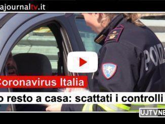 Coronavirus, io resto a casa, scattati i controlli in Umbria