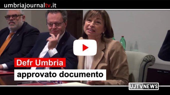 Approvato Defr Umbria, Tesei, invarianza fiscale e fondi orientati alla crescita