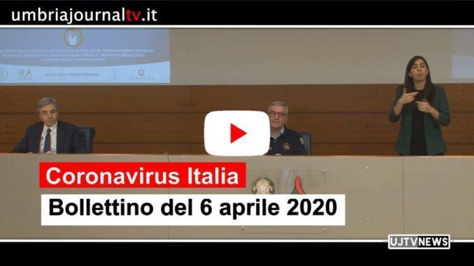 Coronavirus Italia, 6 aprile, calano ancora i ricoverati in terapia intensiva