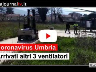 Coronavirus, arrivati altri 3 ventilatori polmonari in Umbria