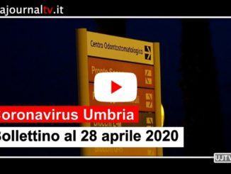 Coronavirus in Umbria, al 28 aprile 2020 sono 351 gli attuali positivi