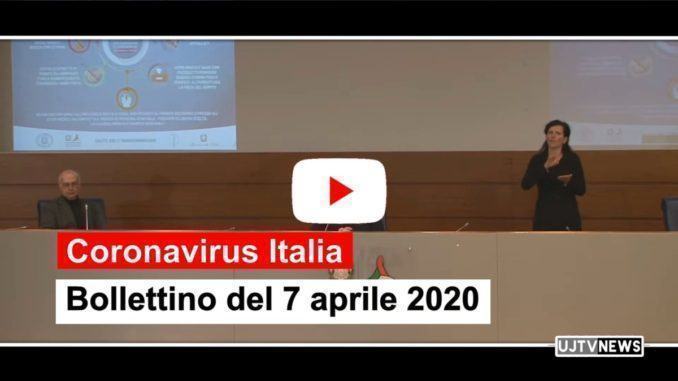 Sensibile calo, al 7 aprile rallenta la corsa del Coronavirus in Italia
