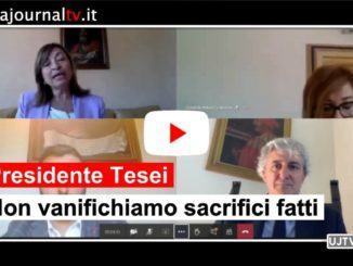 Tesei, non vanifichiamo i sacrifici fatti, appello della governatrice Umbria