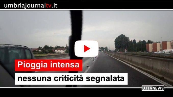 Maltempo in Umbria con pioggia intensa, nessuna criticità