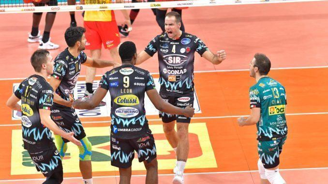 Sir, vittoria in Superlega contro il Vibo Valentia VIDEO