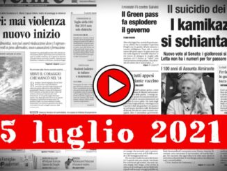 Rassegna stampa 15 luglio 2021, prime pagine giornali in pdf