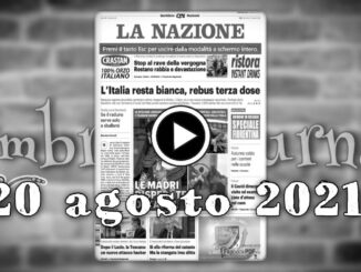 Rassegna stampa sfogliabile, giornali in pdf del 20 agosto 2021