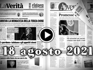 Video rassegna stampa sfogliabile prime pagine giornali pdf 18 agosto 2021