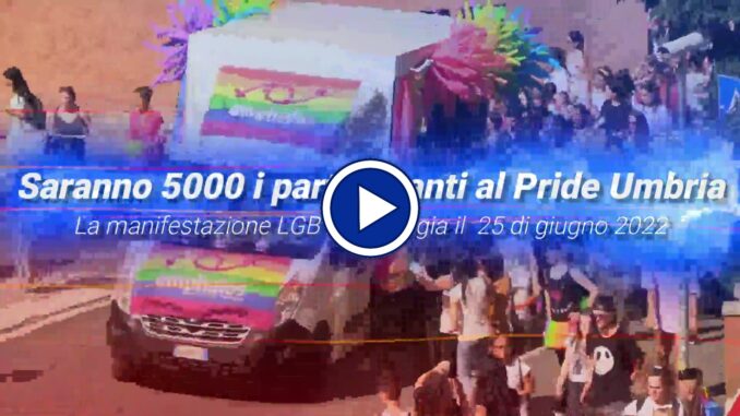 E' tutto pronto per il Pride Umbria a Perugia intervista con Stefano Bucaioni