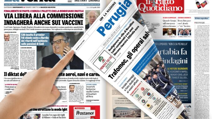 La video rassegna stampa, le prime immagini dell'incendio di Bastiola 13 aprile 2023