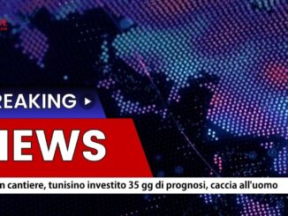 Lite in cantiere, tunisino investito, 35 giorni di prognosi, caccia all'uomo