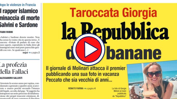 La rassegna stampa in televisione, prime pagine del 5 luglio 2023