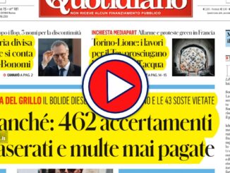 Prime pagine dei giornali in pdf, copertine in tv 1 7 2023