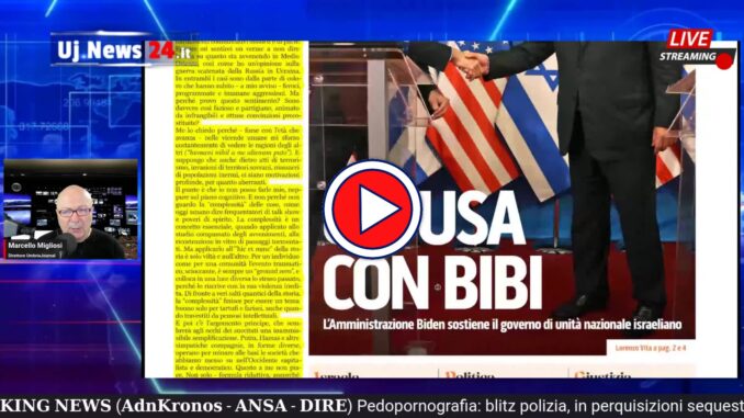 La rassegna stampa dei giornali LIVE Streaming venerdì 13 ottobre 2023