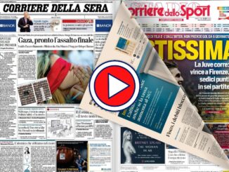 Rassegna stampa LIVE 6 novembre 2023 le prime di copertina