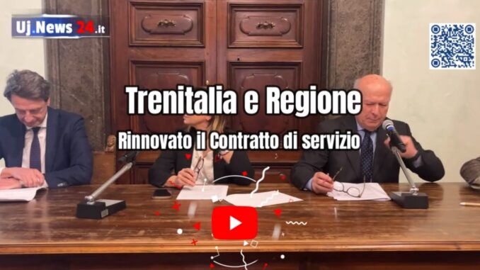 Rinnovato il Contratto di Servizio tra Regione Umbria e Trenitalia