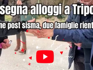 La cerimonia di consegna delle chiavi a Triponzo di Cerreto di Spoleto