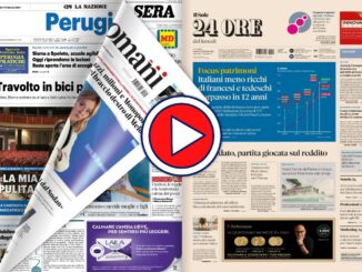Live streaming, la rassegna stampa 12 febbraio 2024, prime in pdf