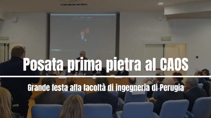Laboratorio Internazionale CAOS, posata la prima pietra