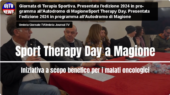 Sport Therapy Day. Presentata l'edizione 2024 in programma all'Autodromo di Magione