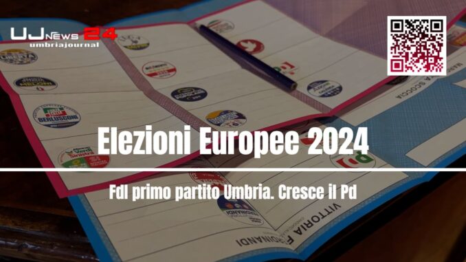 Elezioni Europee, i risultati definitivi dei seggi in Umbria