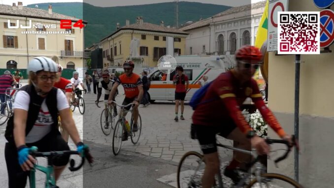 Pedalata solidale per i Sibillini: l'evento sportivo di Francesco nei sentieri