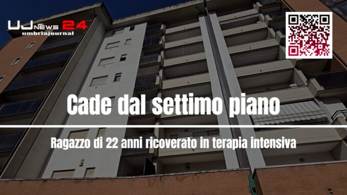 Tragedia sfiorata ad Ellera, un uomo cade dal settimo piano, salvato in extremis