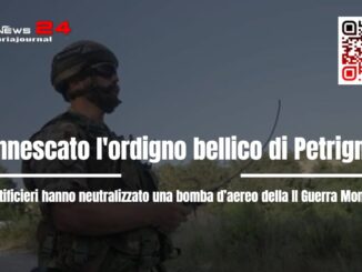 Disinnescato in meno di un'ora l'ordigno bellico a Petrignano di Assisi