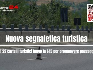 Nuova segnaletica turistica lungo la E45 per valorizzare l'Umbria