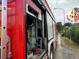 Incendio in appartamento a Castiglione della Valle