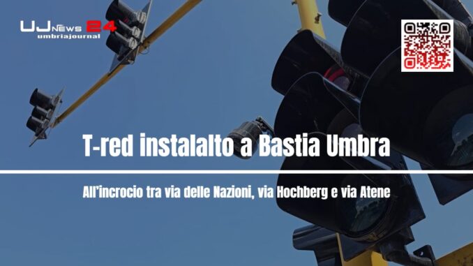 Nuovo T-Red installato a Bastia Umbra per rilevare infrazioni