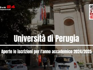 Aperte le iscrizioni all’Università degli Studi di Perugia per l'anno accademico 2024/2025