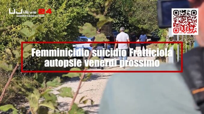Femminicidio suicidio Fratticiola, autopsie venerdì prossimo