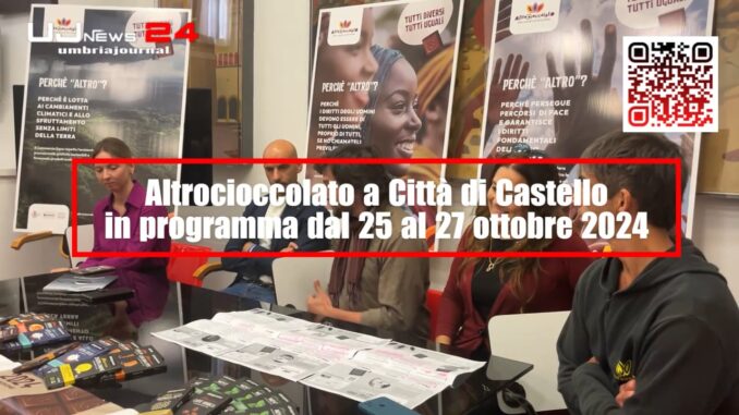 Altrocioccolato: tre giorni di eventi e sostenibilità a Città di Castello