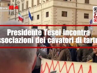 Presidente Tesei incontra le associazioni dei cavatori di tartufi a Perugia: "Non ci sottraiamo al confronto"