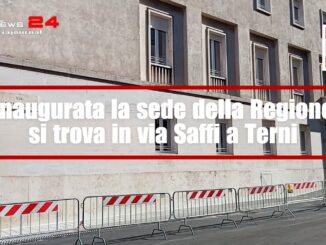 Inaugurata la sede della Regione in via Saffi a Terni