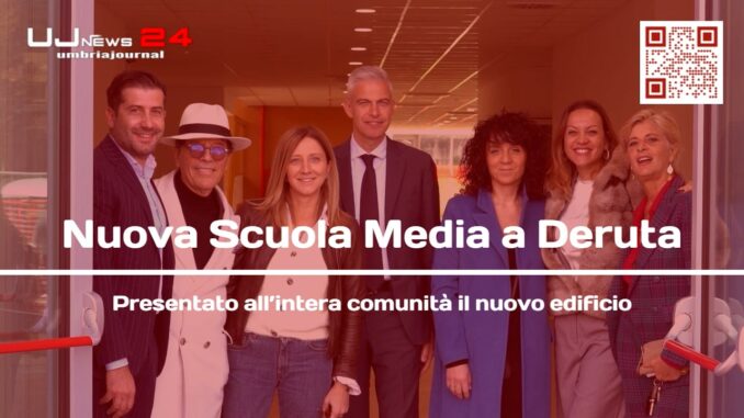 Nuova Scuola Media di Deruta: presentata la struttura moderna